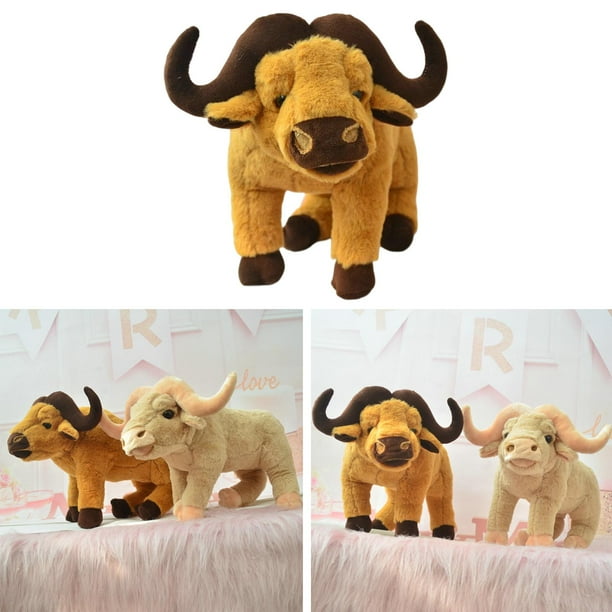 Stuffed Animal Plush Bull Toy for Bedtime toys room Decoration Kids Gifts Brown Walmart