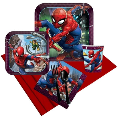  Spiderman  Webbed Wonder Party  Pack For 8 Guests 