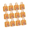 thumbnail image 3 of 12 bolsas de regalo de Pascua reutilizables para huevos de Pascua y decoraciones de Pascua. Naranja, 3 of 9