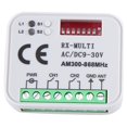 thumbnail image 1 of Universal Rx Multi Frequency 300-868mhz Receiver 2ch 12v 24v Relay Module Garage Door Remote Contro, 1 of 5