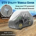 thumbnail image 2 of Sunrise Polaris Ranger ATV Cover, Vehicle Storage Protective Cover Indoor/Outdoor, Silver, 2 of 3