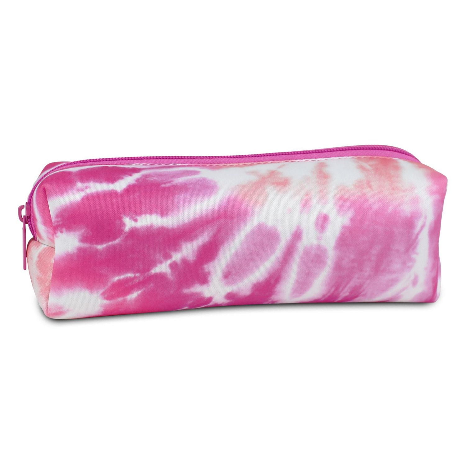 Pen + Gear Tie Dye Print EVA Pencil Pouch in Pink and White