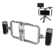 thumbnail image 1 of Phone Grip Stabiliser Cage, Phone Video Stabilizer Rig Kit Firm Grip Aluminum Alloy with 1/4in Screw Port for Live Streaming, 1 of 7