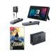 thumbnail image 1 of Nintendo Switch 32GB Gaming Console Bundle (Refurbished) with Gray Joy-Con Controllers + The Legend of Zelda Game & Dock, 1 of 6