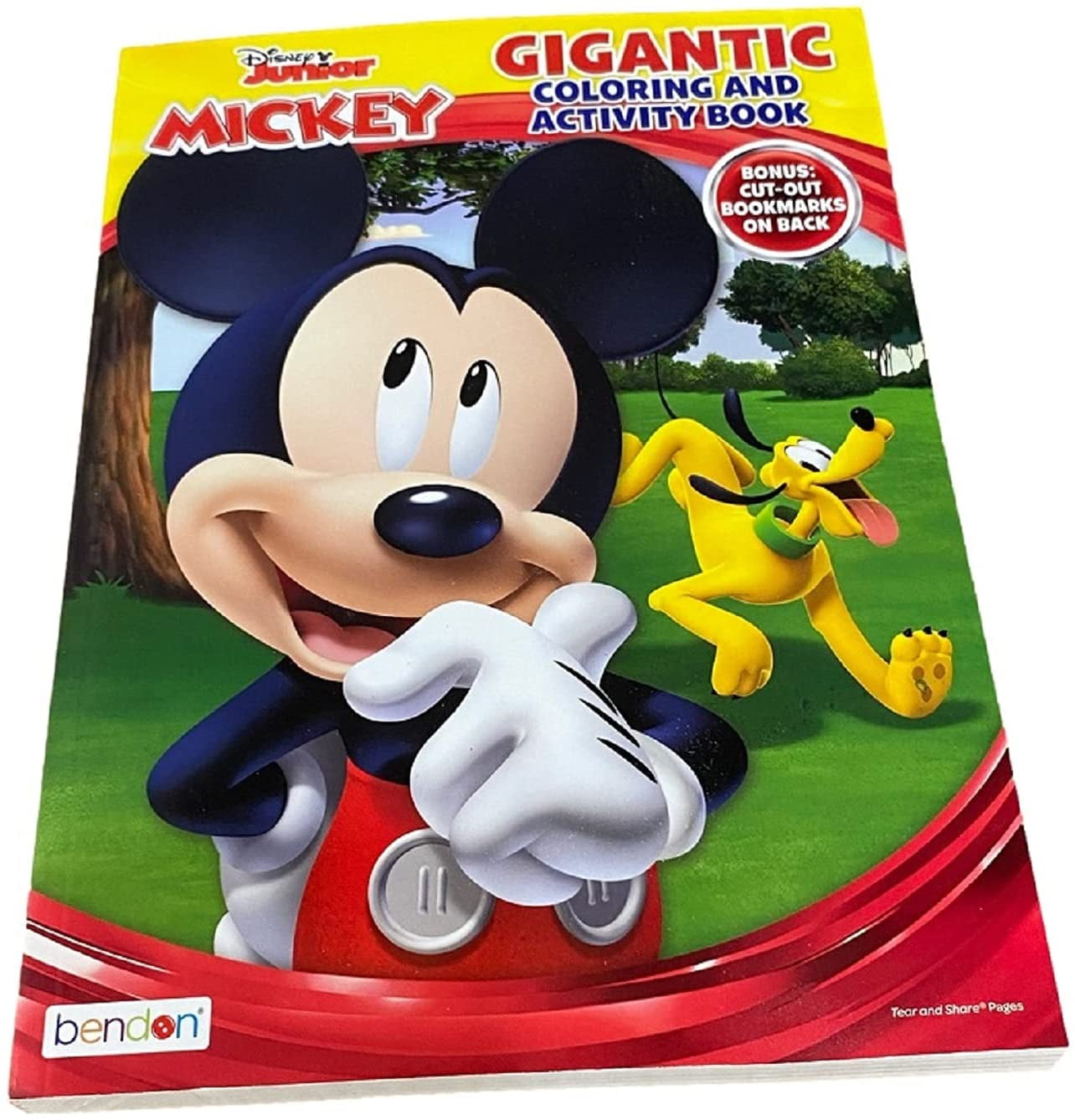 Mickey Mouse Clubhouse 192p Gigettravisblogc Coloring Book w Cut Out Bookmarks