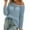 Light Blue, variant on UJNDER Women's Long Sleeve Beach Cover Up Knit Tops for Women Casual Loose Fit Hollow Out Design Lightweight for Khaki M
