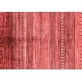 thumbnail image 1 of Ahgly Company Machine Washable Indoor Rectangle Abstract Red Modern Area Rugs, 8' x 12', 1 of 4