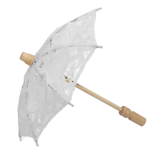 Lace Wedding Umbrella with Foldable Design and Lightweight Handle for Parties, Weddings, and Decorative DIY Photography Prop Lace Umbrella Photography Prop Lace Parasol Umbrella La