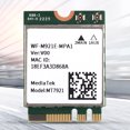 thumbnail image 4 of Adaptador De Red Inalámbrica MT7921 Tarjeta WiFi inalámbrica 1200Mbps Tarjeta de red de doble banda 2.4Ghz / 5Ghz para computadora portátil Likrtyny Para estrenar, 4 of 8