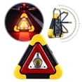 thumbnail image 1 of ZZHZGZ Canada Sale Triple Function Solar Powered Emergency Warning Triangle Light Led Road Flare Hazard with Usb Rechargeable Battery Construction 4 Modes for Truck Van Suv, 1 of 5