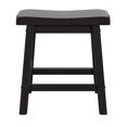 thumbnail image 5 of Weston Home Ashby 18-inch Backless Stools, Set of 2, Black Sand-Through Finish, 5 of 8