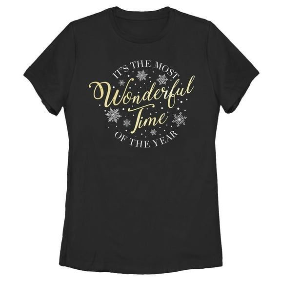 Women's Lost Gods Christmas It's the Most Wonderful Time of the Year Graphic T-Shirt