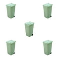 thumbnail image 1 of Transemion Plastic Waste Bins With Lid - Durable And Practical Suitable For All Ages Small And Exquisite green 5Set, 1 of 6