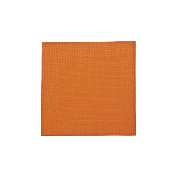 Set of 2 Border Vinyl Square Placemat 14" X 14"