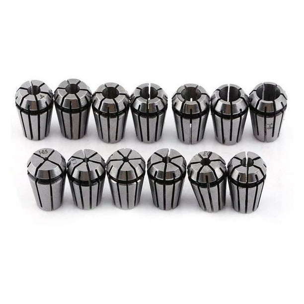 13pcs ER11 17mm Spring Collet Set Collet Kit para máquina de grabado