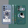 thumbnail image 4 of Case For VIVO S5 S6 S7 S9 S10 S15 S16 S16E T1 V15 V20 V23 PRO 5G Simple Liquid Silicone Case Funny Astronaut Spacewalk, 4 of 5