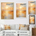thumbnail image 4 of Designart "Bold Sunset Golden composition I" Landscape & Nature Floater Framed Canvas Print, 4 of 7