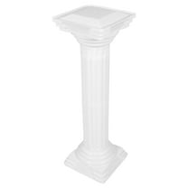 EXHUMKY Roman Flowerpot White Plastic Planter for Wedding Supplies 1Pack