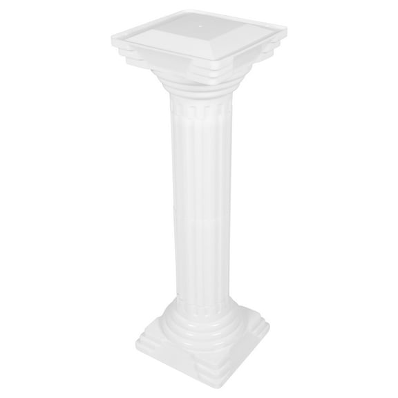 MERRYHAPY Wedding Flowerpot White Plastic Roman Shape for Event Planners 1Pack