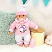 Interactive 14 Baby Doll in Pink Mouse Top