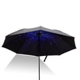 thumbnail image 3 of Paraguas plegables a prueba de viento para mujeres, niñas, hombres, sombrilla UV, sombrilla para lluvia, sombrilla con pegamento negro, a prueba de rayos ultravioleta Eigraketly JJ15116-02B, 3 of 3
