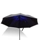 thumbnail image 3 of Paraguas plegables a prueba de viento para mujeres, niñas, hombres, sombrilla UV, sombrilla para lluvia, sombrilla con pegamento negro, a prueba de rayos ultravioleta Eigraketly JJ15116-02B, 3 of 3