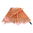 thumbnail image 3 of Juego de brochas de maquillaje de 20 piezas Zulema Unicornio Oro rosa diamante, 3 of 6