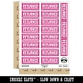 thumbnail image 2 of Returned Border Top Bottom Sticker Set - Hot Pink - Matte Finish - 2.00" Large, 2 of 7