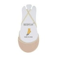thumbnail image 2 of WHEANG Invisible No-show Socks for Women Elastic Wicks Shallow Socks Suspenders Socks Women's Half Toe Socks High Heel Slippers Sweat Absorbing Shallow-mouthed Socks Khaki 2026 Sales Under $1, 2 of 3