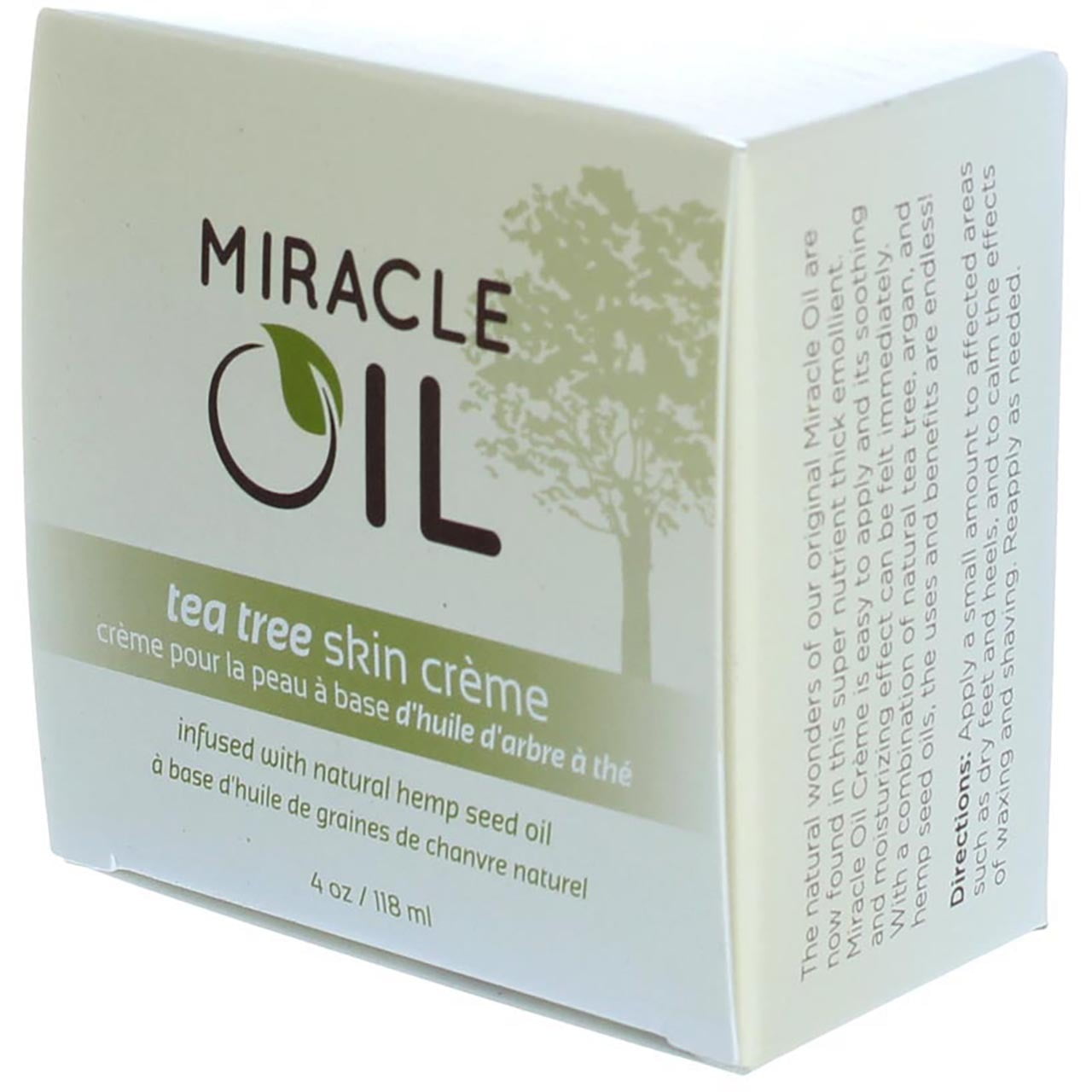 Earthly Body Miracle Oil Tea Tree Creme Size 4 Oz Walmart Com