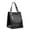 Black, variant on Guanhe Insulated Reusable Grocery Bags, Food Delivery Bag, Heavy Duty, Large, Collapsible, Sturdy Zipper