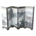 thumbnail image 3 of Vintage Mini Folding Panel Screen Room Divider for Home Decor, 3 of 8
