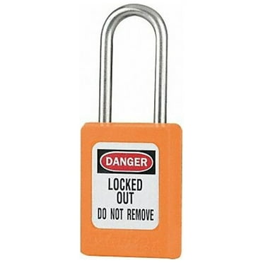 Master Lock Lockout Padlock,KA,Orange,1-13/16"H,PK12 S33KAS12ORJ