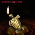 thumbnail image 4 of Turtle Lighter, 2025 New Cool Rotating Butane Lighter, Personalized Torch Lighter, Luck Refillable Adjustable Soft Flame Lighters, Unique Gift for Boyfriends, Friends, Outdoor Camping, Fireplace (E), 4 of 8