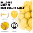 thumbnail image 3 of Yellow Balloon Arch Kit Balloon Garland Kit Birthday Balloons 120pcs, 3 of 7