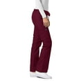 thumbnail image 4 of Adar Universal Women's Straight Leg Scrub Pants, Drawstring, Durable Poplin, Black, 4 of 7