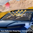 thumbnail image 3 of Yuyamidu Driving Sloth Car Windshield Sunshade Reflective Sun Visor for SUV Van Foldable Automotive Windshield Shade Screens Keep Your Vehicle Cool and Damage Free, 3 of 7