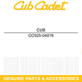 thumbnail image 5 of CUB CADET 925-04076 PTO Switch 5234 5252 5254 5264 6284 7284 DE DL Lawn Tractors, 5 of 8