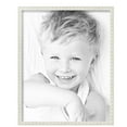 thumbnail image 2 of ArtToFrames 16" x 20" White Square Star Emboss Picture Frame, 16x20 inch White Wood Poster Frame (WOM-5125),  Pack, 2 of 7