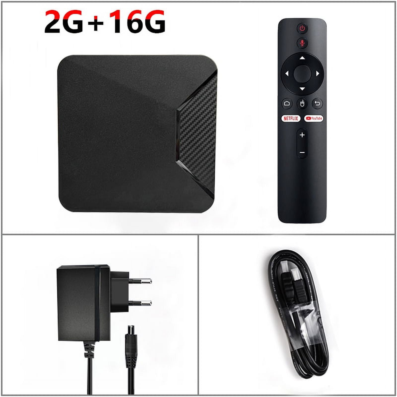 Android TV Box 4k - Q5 2/8GB Voice Control, Bluetooth, Wifi & 700+ Channel