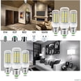 thumbnail image 3 of Bombillas LED de maíz para el hogar, lámpara de mesa de ampolla para dormitorio, Ultra brillante, E14, E27, B22, G9, GU10, 110V, 220V, 3W-15W, 5730 SMD, 10 Uds., 3 of 4