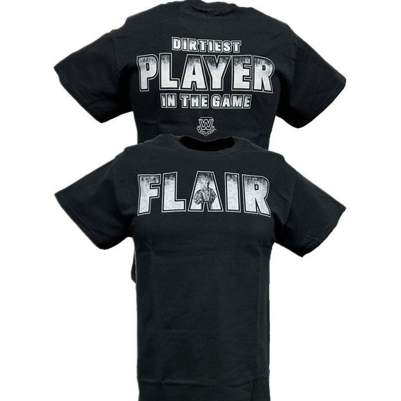 Ric Flair Dirtiest Player in The Game Mens Black T-shirt XL