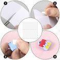 thumbnail image 4 of 3D Double Sided Adhesive Sticky Foam Squares, GIXUSIL Small and Large Squares, 10 Sheets White Permanent Adhesive for Pop up Card Craft Making Stencils Album Paper Supplies Decoration, 4 of 7
