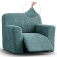 thumbnail image 1 of CHOK 2024 Housse pour Causeuse Inclinable - Gris Pâle Uni - Housse pour Fauteuil Inclinable 2 Places, 1 of 8