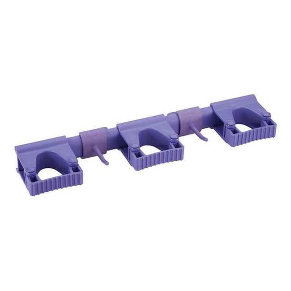 Vikan Tool Wall Bracket,16 1/2 in L,Purple 10118
