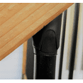 thumbnail image 3 of FENCE & DECK RITE Connecteurs de Balustre pour Balustres Métalliques 34 OD. Polypropylène Noir. (24), 3 of 5