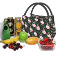 thumbnail image 3 of Easygdp Pink Sleeping Fox Bolsa de Almuerzo Insulada Reutilizable, Bolsa de Mano y Bandolera para Oficina, Trabajo, Viajes, 3 of 6