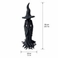 thumbnail image 2 of 12" Halloween Witch Miniature Figurines Home Decorations, Gothic Black Witch Statues Halloween Decorations, Exquisite Witch Desk Ornaments for Halloween Gifts, 2 of 6