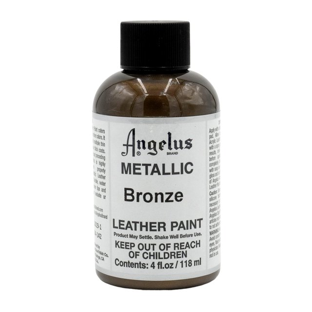 Pintura para cuero Angelus Metallic Bronze 118 ml