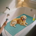 thumbnail image 4 of Dog Bathing Mat Non Pet Grooming Accessory With Suction Cups For Secure Placement In Tub Or Shower Area, 4 of 4